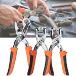 Lochzangen-Set - Revolverlochzange, Druckknopfzange, Nietenzange - für Leder,...