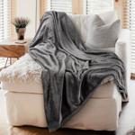 Kuscheldecke Anthrazit 150x200cm - Weich, atmungsaktiv & strapazierfähig - OE...