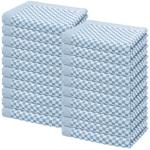 20er-Set Grubentücher hellblau - Hygienisch, streifenfrei & saugstark - 50x70...