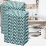 20er Set Premium Grubentücher: petrol, 50x70cm, 100% Baumwolle (210g/m²)-OEKO...