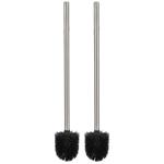 Klassische WC-Bürste 2er-Set - Hygienische Badreinigung, zeitloses Design, Ed...