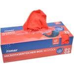 Mikrofasertücher-Box 30er Set rot 30x30 cm – Effektive Reinigung ohne Chemie ...