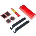 Veloreifen-Reparaturset 9-teilig - Professionelles Flickzeug für platte Reife...