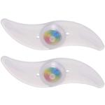 2er-Set Velo Speichenlicht Silikon - Farbwechsel 4 Farben (weiss-blau-grün-ro...