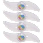 4er-Set Velo Speichenlicht Silikon – Farbwechsel in 4 Farben (Weiss, Blau, Gr...