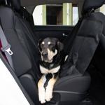 Hundedecke für Auto-Rückbank - Wasserdicht, schützt Polster vor Schmutz & Tie...