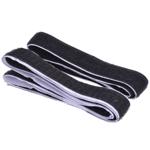 Klettverschlussband 1m x 20mm selbstklebend schwarz - Vielseitig für Haushalt...