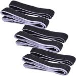 3er-Set Klettverschlussband selbstklebend schwarz - Vielseitig für Haushalt, ...