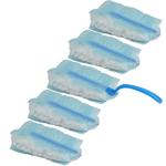 Mikrofaser-Staubwedel inkl. 5 Tüchern - Antistatisch, fängt Staub und Haare e...