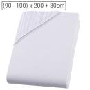 Einzelbett Premium Qualitäts-Jersey Fixleintuch - 100% Baumwolle - Öko-Tex St...