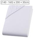 Doppelbett Fixleintuch Premium Qualitäts-Jersey - 100% Heavy Jersey Baumwolle...