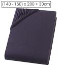 Doppelbett Jersey Fixleintuch Premium Qualität – 100% Baumwolle, Öko-Tex Stan...