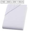 Premium Jersey Fixleintuch Übergrösse - 100% Baumwolle - weiss, 200x200 cm - ...