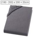 Topper Premium Qualitäts-Jersey Fixleintuch - 100% Baumwolle (160 g/m²) - ant...