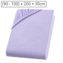 Einzelbett Qualitäts-Jersey Fixleintuch - 100% Baumwolle Öko-Tex Standard 100...