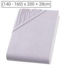 Doppelbett Qualitäts-Jersey Fixleintuch - 100% Baumwolle Öko-Tex Standard 100...