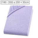Übergrösse Qualitäts-Jersey Fixleintuch - 100% Baumwolle, flieder, 200x200 cm...