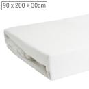 Luxus Frottee Fixleintuch - Einzelbett Spannbettlaken 90x200 cm - Öko-Tex Sta...