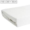 Doppelbett Luxus Frottee Fixleintuch - 140x200 cm - 80% Baumwolle - Warm, Atm...