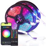 LED Streifen, WLAN, RGB, 10m, 300 LEDs, 16 Mio Farben, Fernbedienung, App-, S...
