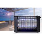 Effektiver UV-Insektenvernichter, 16W, 2 UV-Röhren – IP20, 40x26x10cm, für ei...