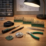 Feinmechaniker-Werkzeug-Set, 36-tlg., mit Präzisions-Schraubendreher-Bits, Za...