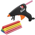 Niedrigtemperatur-Heissklebepistole - 20 bunte Ø 7mm Klebesticks - 120-140°C ...