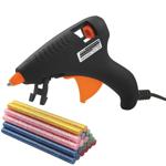 Niedrigtemperatur-Heissklebepistole – Inkl. 20 bunte Glitzer-Sticks Ø 7mm – F...