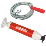 Rohrreiniger-Set Pumpe & Abfluss-Spirale 5m, verzinkt: Kraftvoll, langlebig, ...