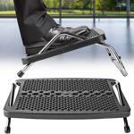 Fussstütze mit verstellbarem Neigungswinkel, schwarz, Ergonomische Fussbank f...