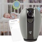 Smarte WLAN-Überwachungskamera, Innenbereich, mit Alarm bei Geräuschen/Bewegu...