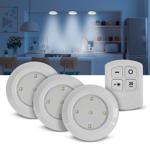 LED Touch-Spotlights 6er-Set selbstklebend - Kabellose dimmbare Schrankbeleuc...
