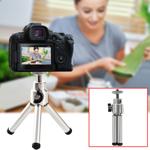 Dreibein-Tischstativ mit Kugelkopf - Für Systemkameras bis 0.8 kg - 1/4’’ Gew...