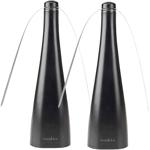 2er-Set Elektrischer Fliegenwedler, schwarz, batteriebetrieben – Idealer Inse...