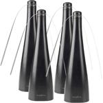 4er-Set Elektrischer Fliegenwedler, schwarz, batteriebetrieben – Idealer Inse...