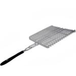 Edelstahl Grillkorb mit Griff - 59x29cm Grillhalter für Fisch, Gemüse, Steak,...