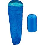 Mumienschlafsack 210x80cm blau - Optimaler Wärmehaushalt für Frühling-Sommer-...
