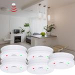 5er-Set Zuverlässiger Optischer Brand- und Rauchwarnmelder, 10 Jahre Batterie...