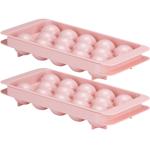 2er-Set Eiswürfelform für 14 Eiskugeln (Ø 3 cm) - Ideal für Whiskey, Cocktail...