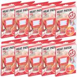 10er-Set XXL Wärmepflaster für Rücken & Muskelverspannungen - Langanhaltende ...