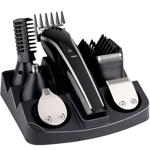 Vielseitiges 6-in-1 Akku Haarschneide Set: Haartrimmer, Bartschneider & Körpe...