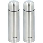 2er-Set Thermosflasche Edelstahl 480ml - Hält Heissgetränke 12h warm, Kaltget...