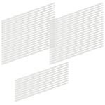 Strohhalme 50er-Set Weiss - Wiederverwendbar & Spülmaschinenfest - Ideal für ...