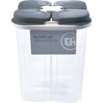 Vorratsdose 1800 ml - 4 getrennte Fächer mit individuellen Deckeln - Ideal fü...