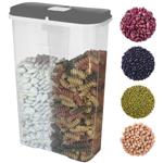 Vorratsdose XL 3550ml mit 2 Fächern & Deckeln - Hygienische Lebensmittelaufbe...