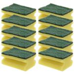 Scheuerschwamm 10er-Pack - Topfreiniger & Putzschwämme - Raue/weiche Seite fü...