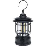 Charmante Retro Camping Lampe USB-aufladbar: Energiesparende & tragbare Zeltl...