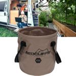 Faltbarer Camping-Eimer 10 Liter - Platzsparender Wassereimer mit 2 fixierbar...