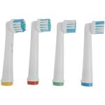 4 x Ersatzbürsten passend für viele Oral-B®**-Elektrozahnbürsten***