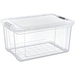 Transparente 30 Liter Vorratsbox, 49,1 x 34,8 x 25,4 cm, Premium Qualität, st...